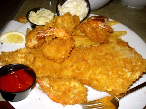 Crispy Breaded Seafood Combo