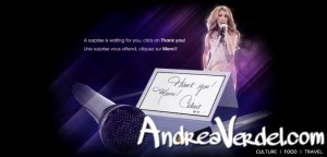 Celine's thanks for attending video